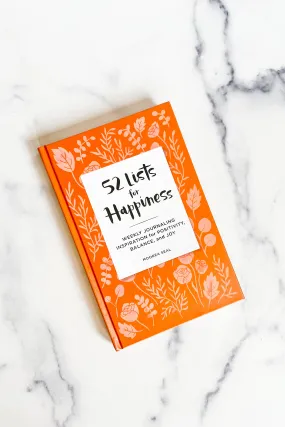 52 Lists for Happiness Journal