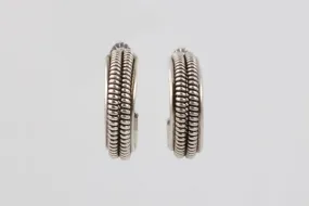 925 Silver Hoop Earrings (8.40g.)