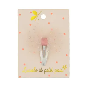 Barrette mini tutu - Rose