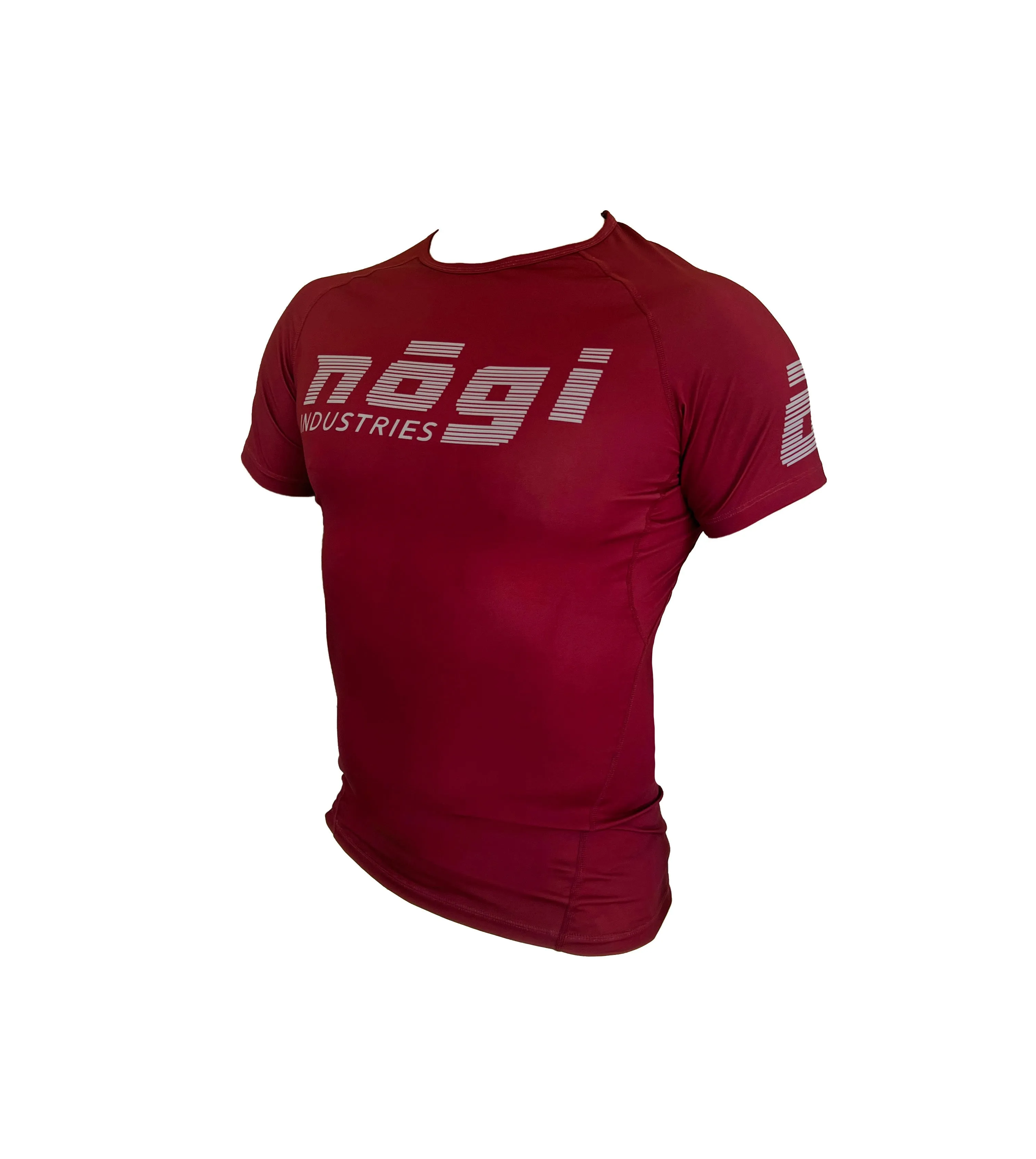 Core Short Sleeve Rash Guard - MERLOT RED